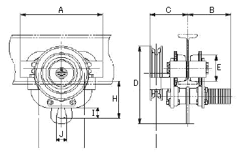 Figure of G-1 dimensions