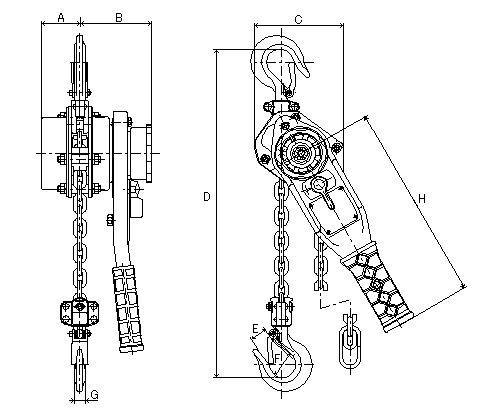Figure of YIII-80 dimensions