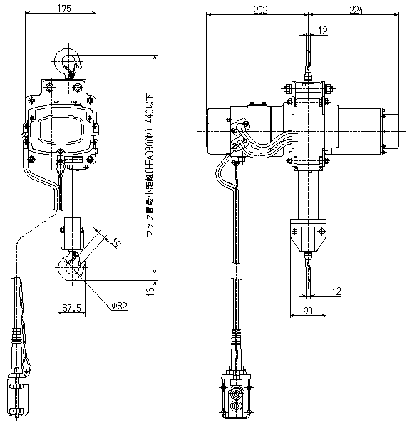 BEC-150 寸法図