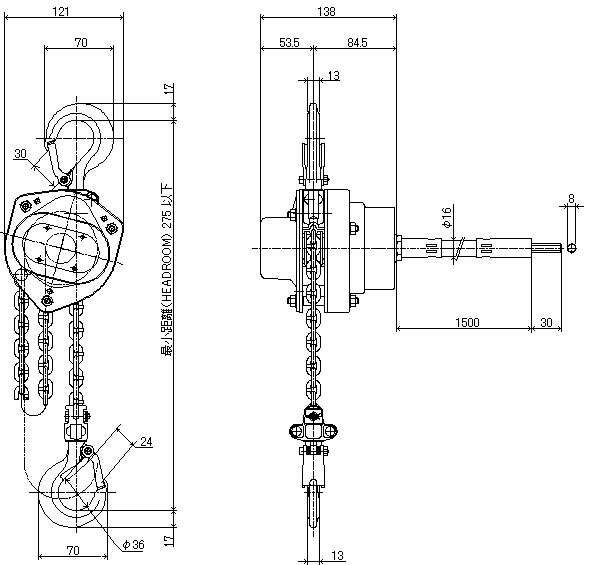 EHMF-38 寸法図
